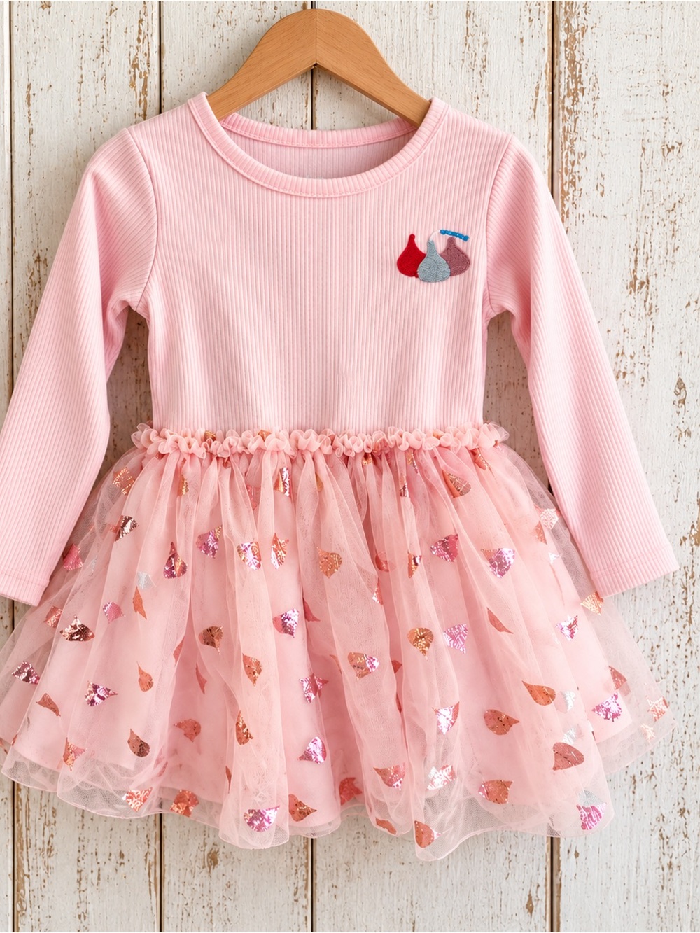 Carter’s Hershey’s Kisses 2T Pink Tulle Dress • Valentine Candy Costume • EUC